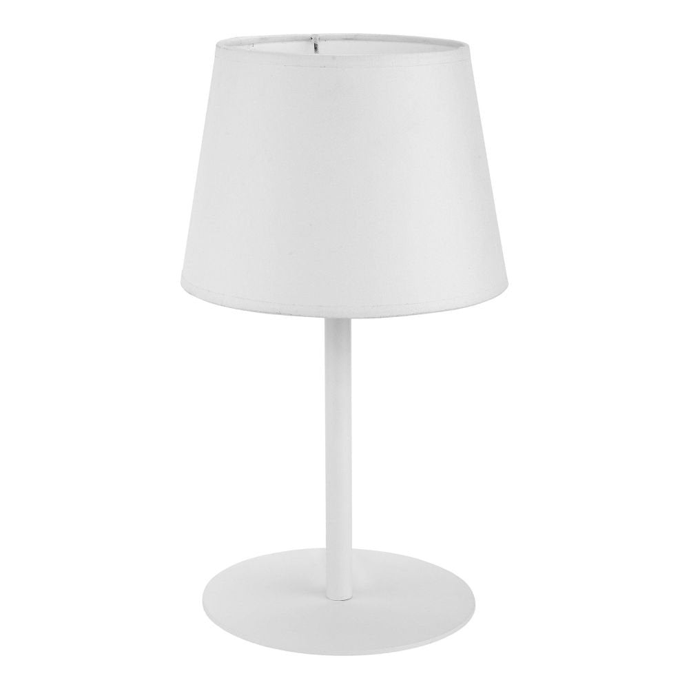 Lampa stołowa MAJA White 2935 TK Lighting biały metal tkanina