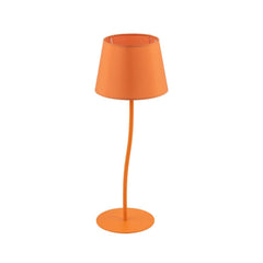 Lampa stołowa TK Lighting Nicola 6640, pomarańczowa, minimalistyczna