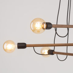 Lampa wisząca Helix czarny orzech 4950 TK Lighting