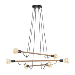 Lampa wisząca Helix czarny orzech 4950 TK Lighting