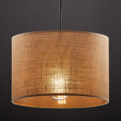 Lampa wisząca JUTA 6580 TK Lighting klosz jutowy boho