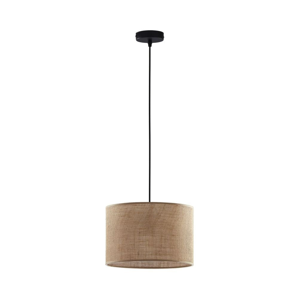 Lampa wisząca JUTA 6580 TK Lighting klosz jutowy boho