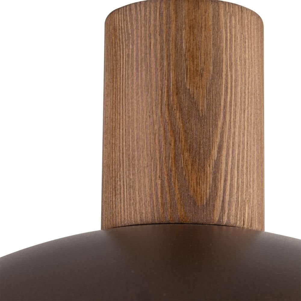 Lampa wisząca TK Lighting Oslo Brown 4508 brązowa nowoczesna