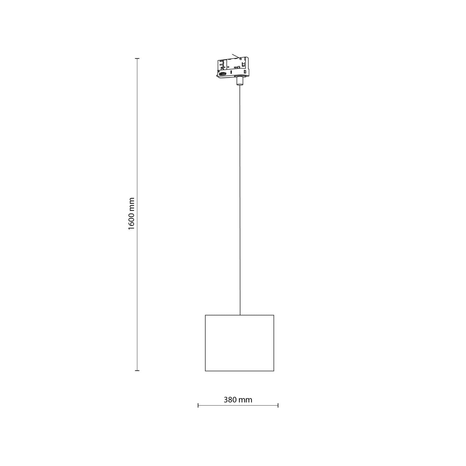Lampa wisząca szynowa TK Lighting Tracer Juta trzyfazowa 10696
