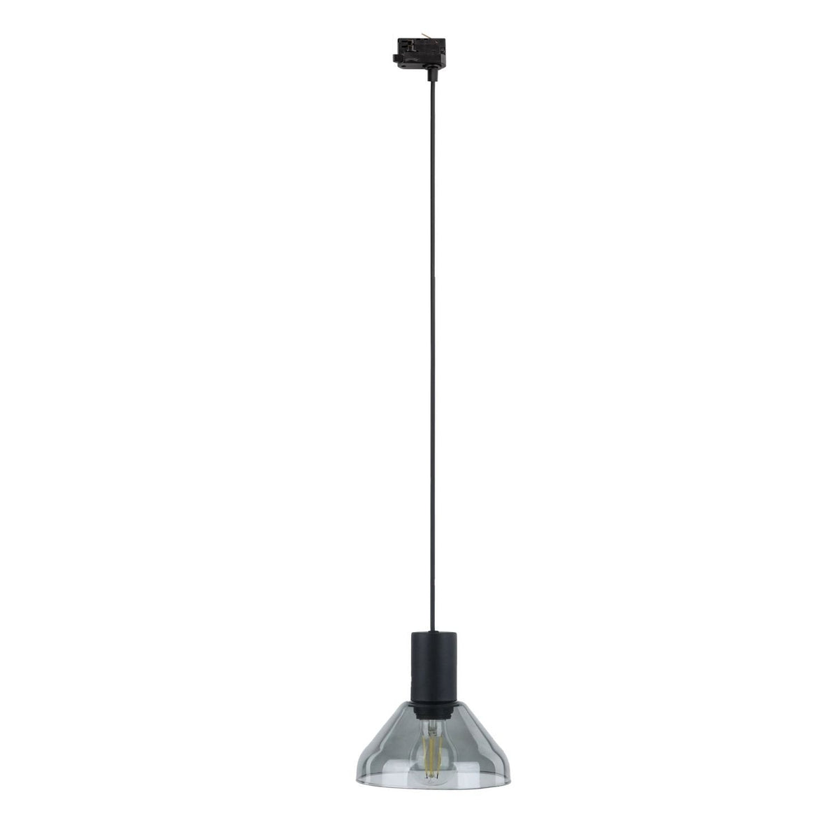 Lampa wisząca szynowa 3-fazowa Tracer Neo Black matowa