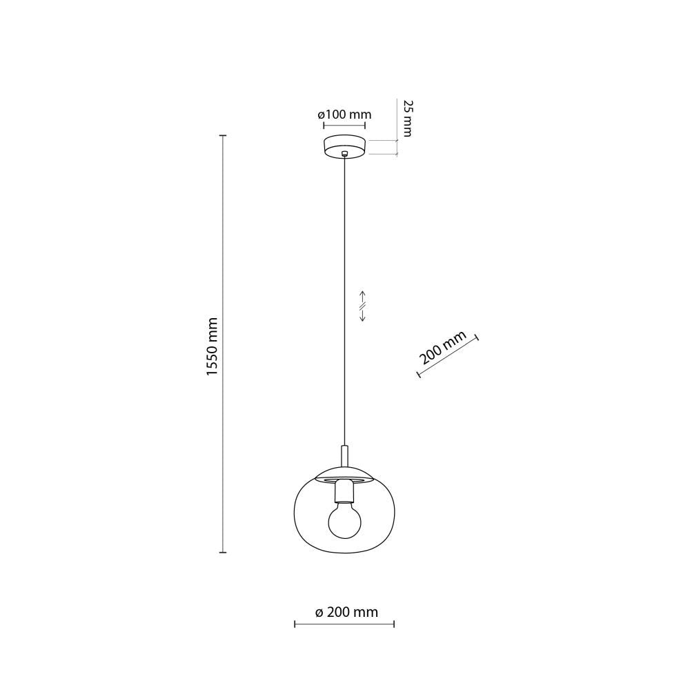 Lampa wisząca Vibe 5823 TK Lighting – nowoczesny, elegancki design