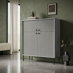 Kredens czterodrzwiowy NEXUS 105 cm - kolor szary